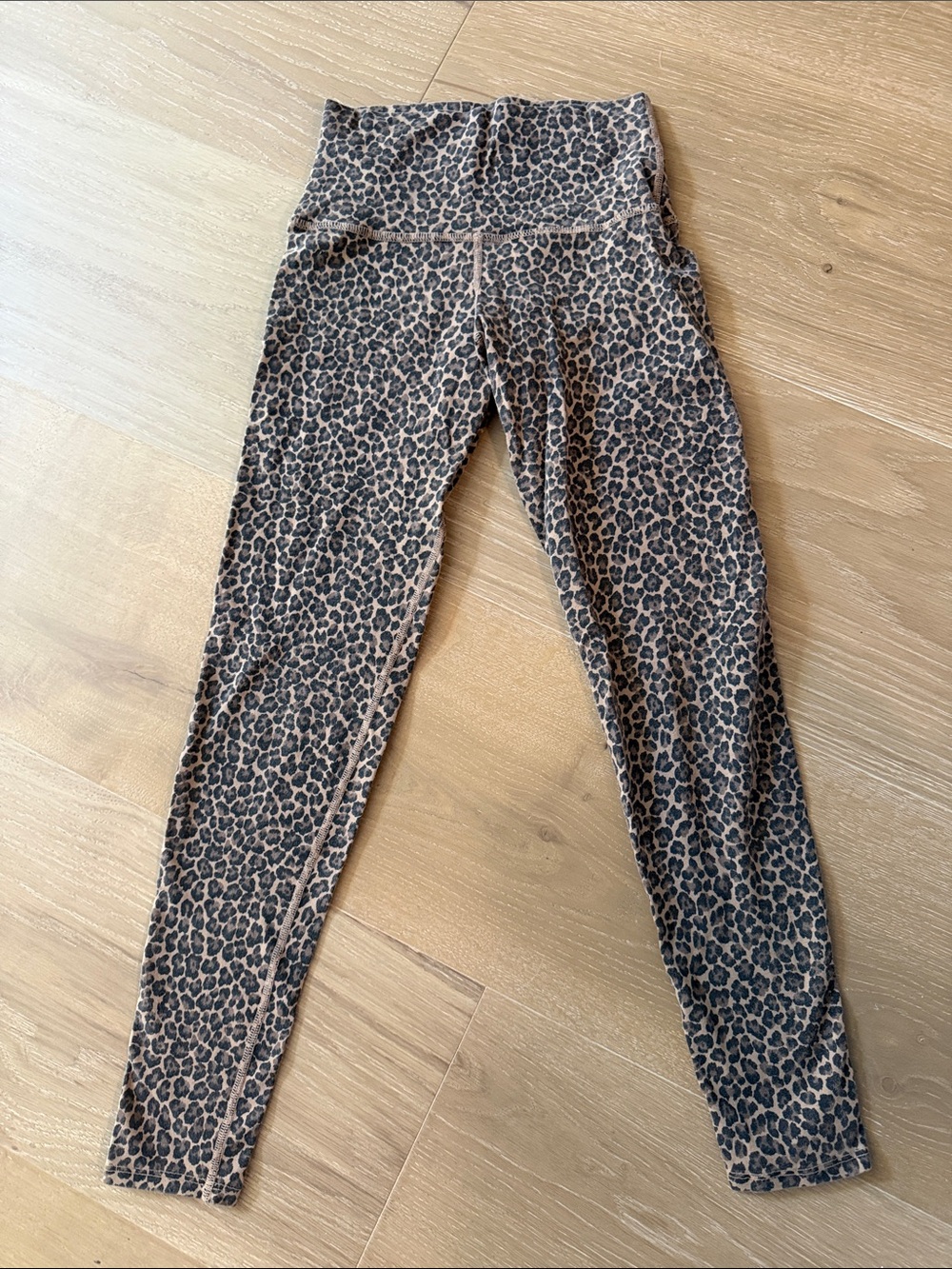 Electric & Rose Leopard-Print High-Waist Leggings - Brown/Black